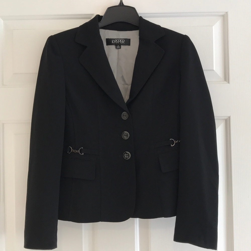 ❤️- KASPER Black Blazer/Jacket SZ 4